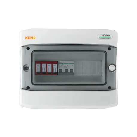 Inverter connection distributor with Dehn AC surge arrester type 2, 25A 3-F