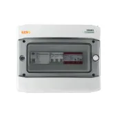 Rozdzielnica przyłączeniowa inwertera z ogranicznikiem przepięć AC Dehn typ 1+2, 16A 3-F, RCD typ A 40A/300mA