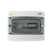 Rozdzielnica przyłączeniowa inwertera z ogranicznikiem przepięć AC Dehn typ 1+2, 32A 3-F, RCD typ A 40A/100mA