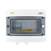 AC connection distributor with circuit breaker 40A 3-F 4P