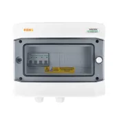 AC connection distributor with 32A 3-F 4P circuit breaker