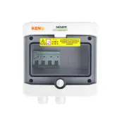 AC connection box with circuit breaker 10A 3-F 4P