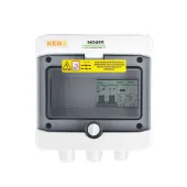 Rozdzielnica przyłączeniowa z ogranicznikiem przepięć AC typu T1/T2, 10A 1-F 2P