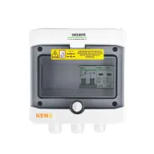 Rozdzielnica przyłączeniowa z ogranicznikiem przepięć AC T2, 10A 1-F 2P