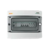 Inverter connection box with AC surge arrester type 1 + 2, 50A 3-F, RCD type A 63A / 300mA + 6A 1-F