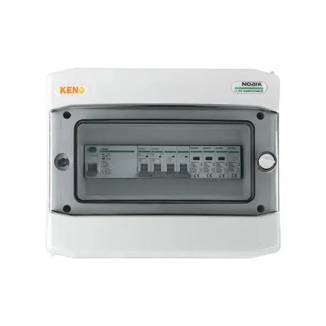 Inverter connection box with AC surge arrester type 1 + 2, 50A 3-F, RCD type A 63A / 300mA + 6A 1-F