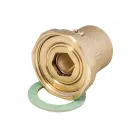 Kugelhahn 1 Zoll mit halber Schraube für 6/4 Zoll Pumpe