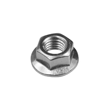 Hexagon flange nut with serration M8