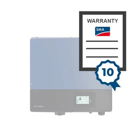 10 Jahre Garantie für den Wechselrichter STP25000TL-30-DISPLAY