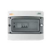 Heat pump connection box with switch C20A 3-F, RCD type A 40A / 30mA