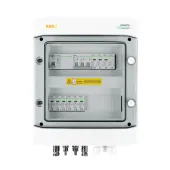 DC + AC propojovací krabice s omezovačem přepětí Noark 1000V typ 1 + 2, 2 x PV string, 2 x MPPT / omezená AC typ 1 + 2, 16A