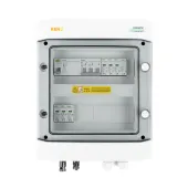 DC + AC propojovací krabice s přepěťovou ochranou Noark 1000V typ 1 + 2, 1 x PV string, 1 x MPPT / omezená AC Noark typ 1 + 2