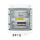 DC + AC Anschlusskasten mit 1000V Typ 2 Überspannungsableiter, 2 x PV String, 2 x MPPT, Überstromschutz 4x15A / Begrenzer AC