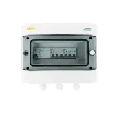 Heat pump connection box with a switch C20A 3-F, B16A, RCD 40A / 30mA type A