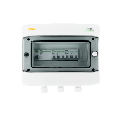 Wärmepumpenanschlusskasten mit einem Schalter C20A 3-F, B16A, RCD 40A / 30mA Typ A