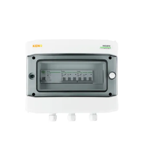 Heat pump connection box with a C32A 3-F, B16A, RCD 40A / 30mA type A switch