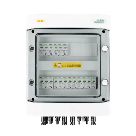 DC connection box with DC Noark 1000V type 1 + 2 surge arrester, 6x PV string, 6x MPPT