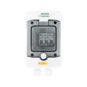 AC connection box with C16A 3-F circuit breaker