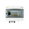 DC connection box with DC Noark 1000V type 1 + 2 surge arrester, 2x PV string, 2x MPPT, 2x protection trans. 15A 1P