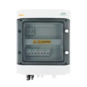 Rozdzielnica przyłączeniowa DC przetężeniowa z ogranicznikiem przepięć DC Noark typu 1+2, 4x łańcuch PV, 1x MPPT, 8x zab.przet