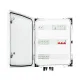 DC + AC IP 66 Anschlusskasten mit Überspannungsbegrenzer Noark 1000V Typ 1 + 2, 4 x PV String, 4 x MPPT / Begrenzer AC Noark