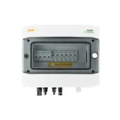 DC connection switchgear with DC surge arrester Noark 1000V type 1 + 2, 2x PV string, 2x MPPT, 4x protection trans. 20A