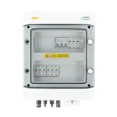 DC + AC propojovací krabice s omezovačem přepětí Noark 1000V typ 1 + 2, 2 x PV string, 2 x MPPT / omezená AC Noark typ 1 + 2