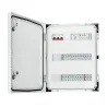 DC + AC IP 66 Anschlusskasten mit Überspannungsableiter Noark 1000V Typ 1 + 2, 8x PV String, 8x MPPT / Begrenzer AC Noark Typ 1