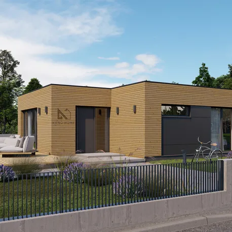 A1 Vang - modular house A1, CLT technology, single-storey, usable area 54.85 m2