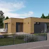 A1 Vang - modular house A1, CLT technology, single-storey, usable area 54.85 m2