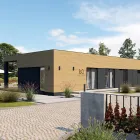 E1 Syndin - modular house E1, CLT technology, single-storey, usable area 98.77 m2