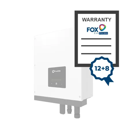 Warranty extension 12+8 years for T5 inverter