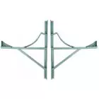 Adjustable mounting brackets for an open expansion vessel (2 items)