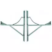 Adjustable mounting brackets for an open expansion vessel (2 items)