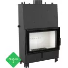 Fireplace with a water jacket LUCY PW 16