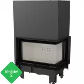 Fireplace insert MBM 10 right BS Gilotyna