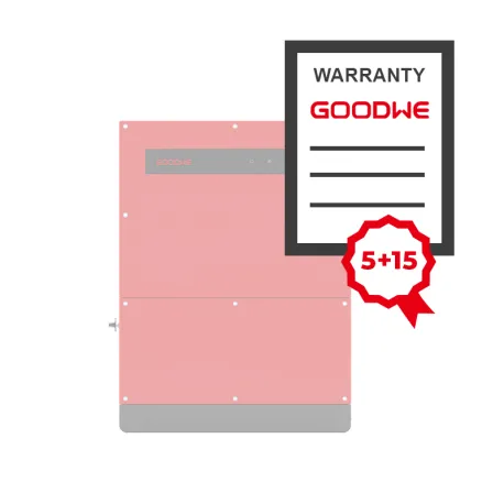 Warranty extension 5+15 years for the GW80K-MT inverter