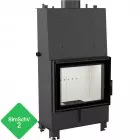 Fireplace with a water jacket LUCY PW 12