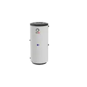 ERMET 120-140 L double jacket resin-coated hot water storage tank (vertical, freestanding)