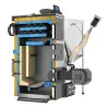 Boiler for pellets and wood Metal-Fach SEMAX BASIC DUO