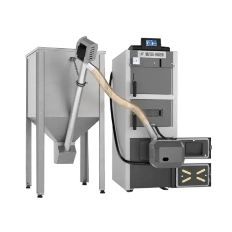 Boiler for pellets and wood Metal-Fach SEMAX BASIC DUO