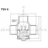 3-way thermic valve 40mm (6/4 inch) REGULUS TSV6