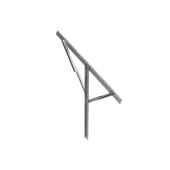 Two-arm main support in ZM coating (without screws). Dedicated to the installation of modules in a two-position arrangement with