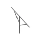 Hlavní podpěrné dvojité rameno s povrchovou úpravou ZM (bez šroubů). Určeno pro instalaci modulů ve dvoupolohovém uspořádání od