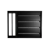 Installation housing, 184 modular, surface-mounted, black