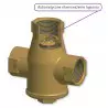 Zawór mieszający trójdrogowy 25mm (1 cal) REGULUS TSV3B
