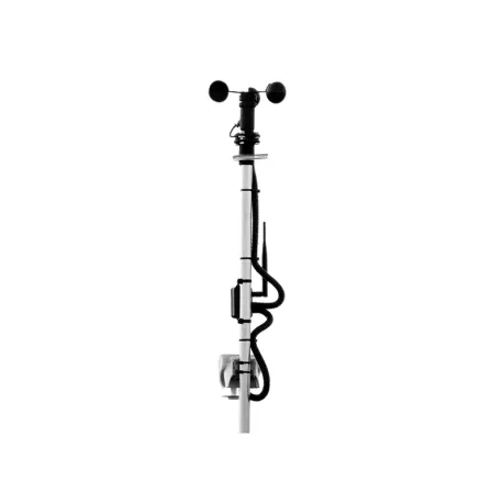 Measuring station with 10m aluminium telescopic mast