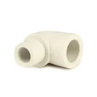 PP koleno 90st vsuvka 32mm Taur stříbrná