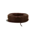Double-insulated power cord - brown