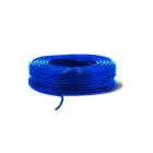 Double-insulated power cord - blue